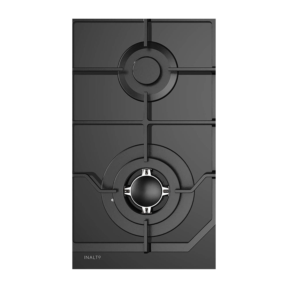 InAlto 60cm Gas On Glass Cooktop ICGG604W - Premium Stainless Steel Gas Stove for Modern Kitchens | Perfect for Home Cooking, Baking & Entertaining
