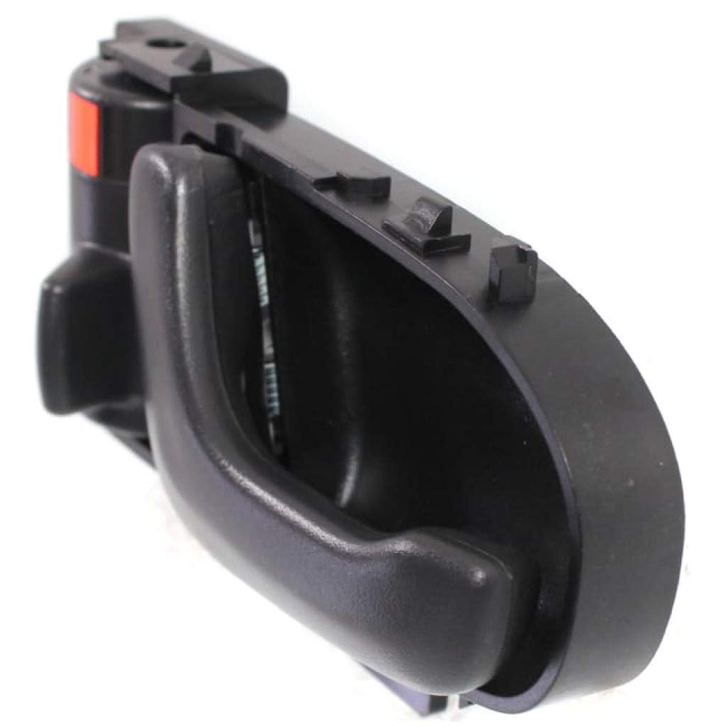 KarParts360 1992 Chevy Metro Front Driver Side Interior Door Handle - Textured Black with Lock Button | GM1352144 | 96066046 | Perfect for Car Restoration & DIY Repairs