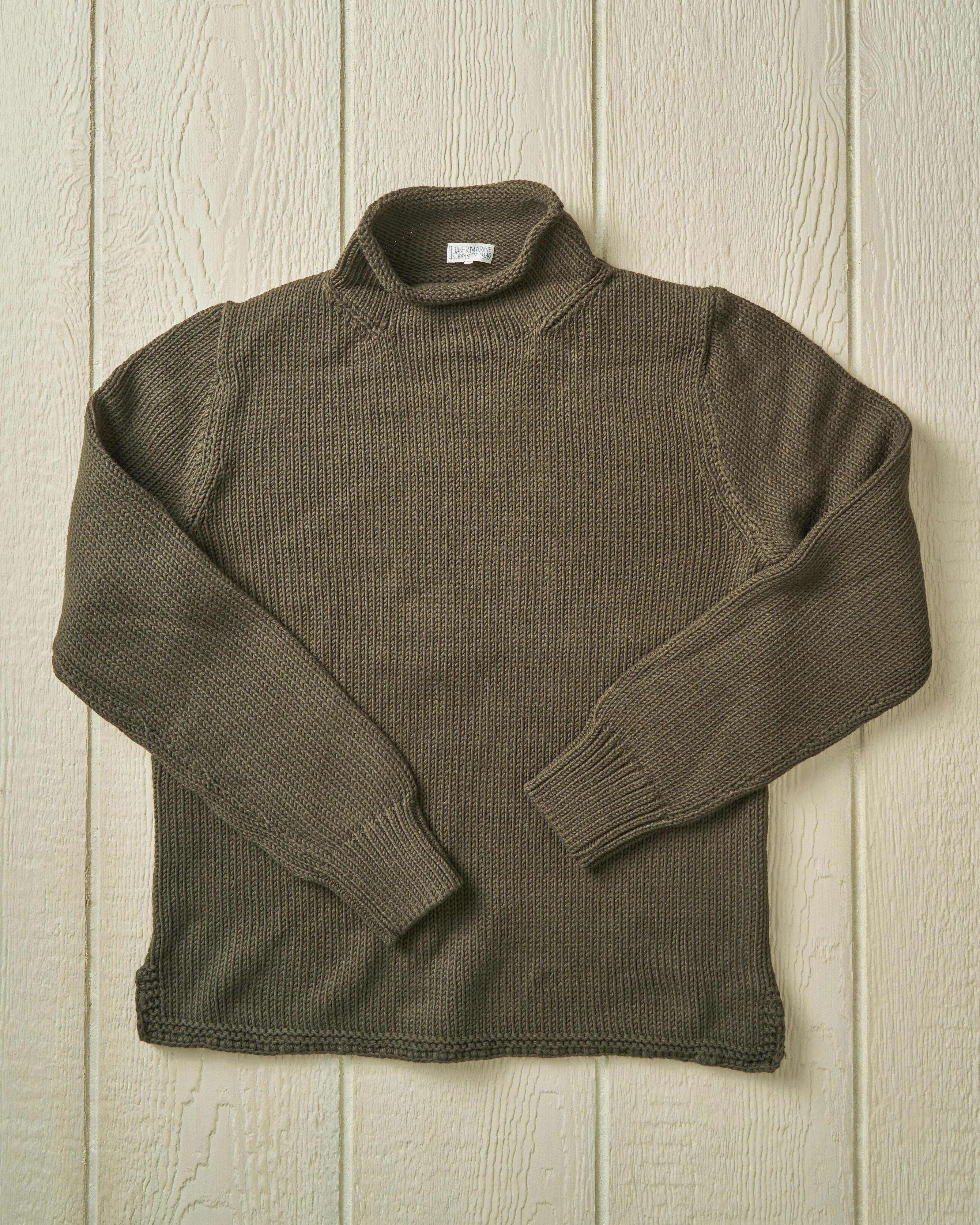 Premium Olive Green Fisherman's Sweater for Men - Warm Cable Knit Wool Pullover for Outdoor & Casual Wear - Perfect for Fishing, Hiking, and Fall/Winter Fashion