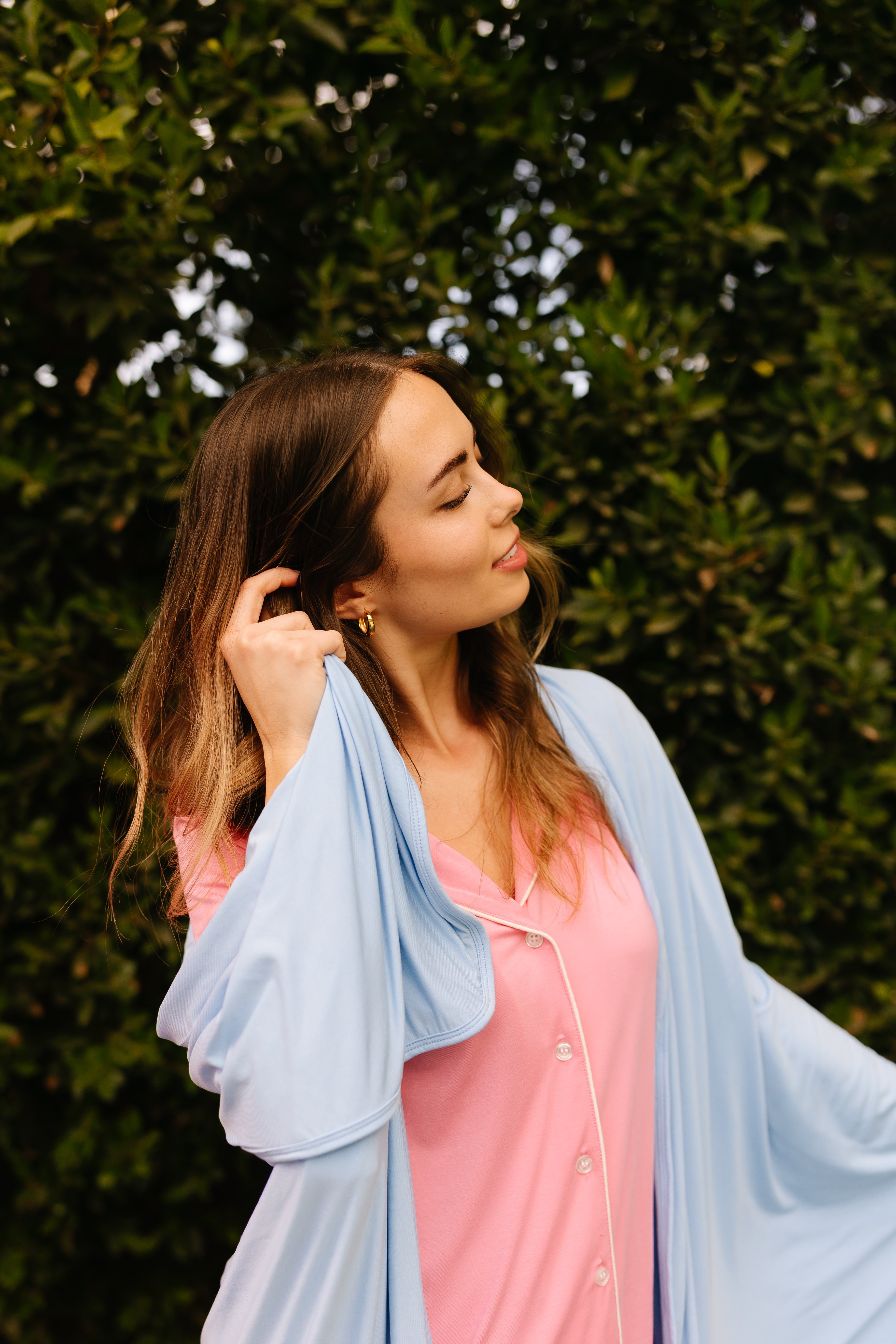 Bubblegum Pink Pajama Set - Short Sleeve Sleepwear for Women | Cozy Loungewear for Sleepovers & Relaxing at Home