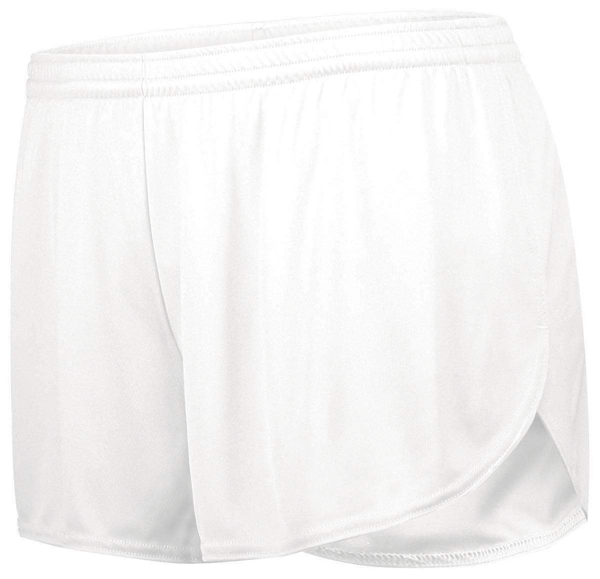 Holloway Sportswear Women's PR Max Running Shorts - Lightweight, Breathable, High-Waisted Athletic Shorts for Women (White, Large) | Perfect for Running, Gym Workouts & Yoga