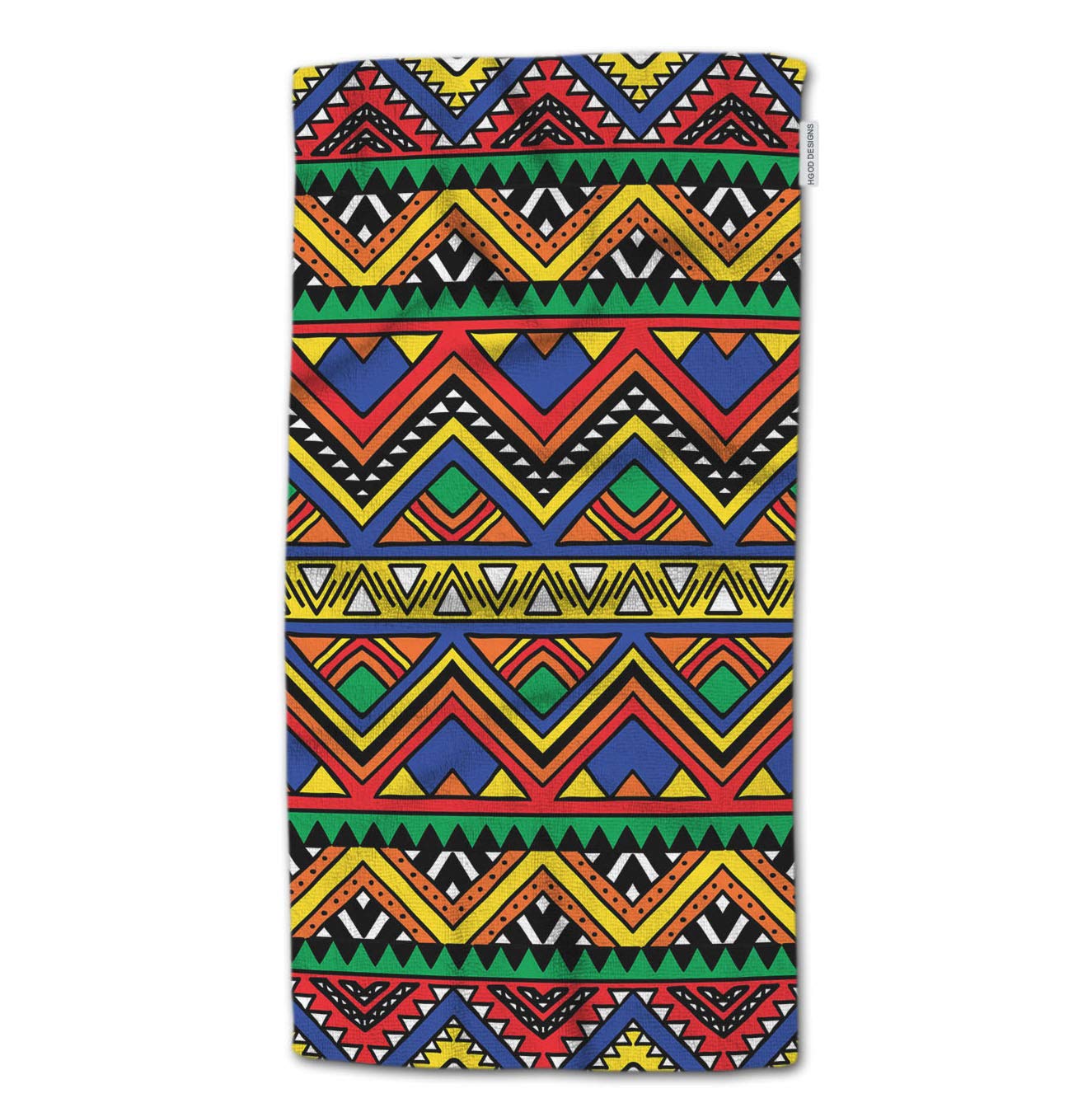 HGOD DESIGNS Bohemian Style Hand Towel - 30x15 Inches Colorful Ethnic Print Bath & Kitchen Towel for Bathroom, Spa & Home Decor | Soft & Absorbent Cotton