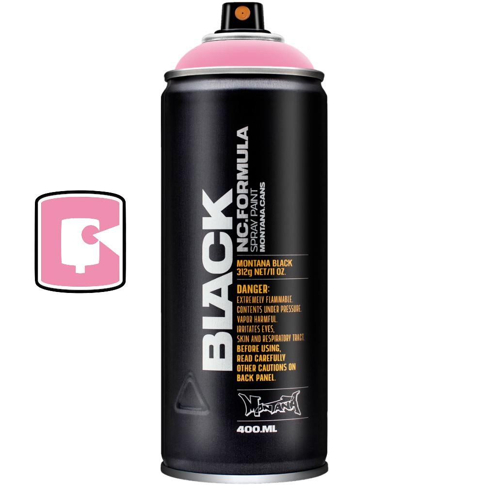 Montana Black 400ML Spray Paint - Premium Pink Cadillac Color for Graffiti, Street Art & DIY Projects - Fast Drying, High Coverage & Vibrant Finish