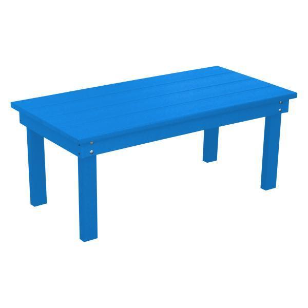 A & L Furniture Poly Hampton Coffee Table - Modern Living Room Centerpiece for Home Decor & Entertainment