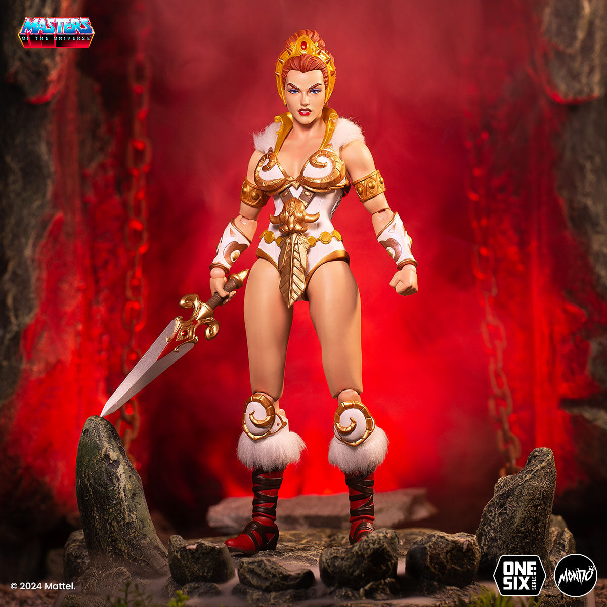 Masters of the Universe Teela 1/6 Scale Collectible Action Figure - Timed Limited Edition - Perfect for Display, Gifts, and He-Man Fans Collection