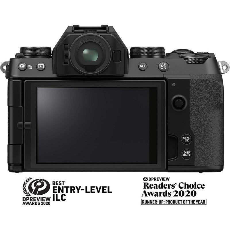 Fujifilm X-S10 Mirrorless Digital Camera Body (Black) - Compact & Lightweight for Travel, Vlogging & Photography Enthusiasts