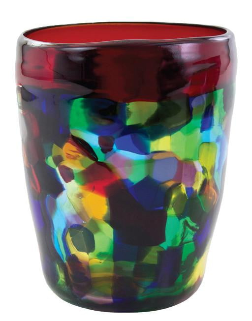 PRE ORDER Set of Six Mirage Red Glasses - Perfect for Parties, Weddings & Home Decor