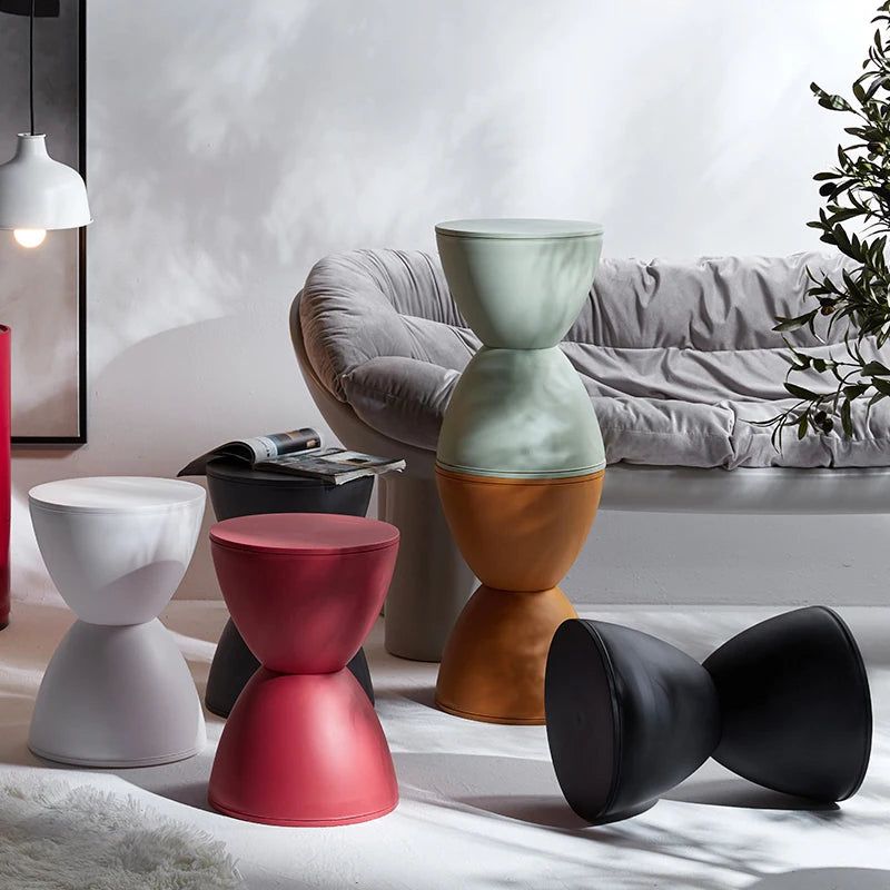 Modern Minimalist Stool - Sleek Designer Bar Stool for Kitchen, Dining Room & Home Decor - Aesthetic & Functional Seating for Small Spaces