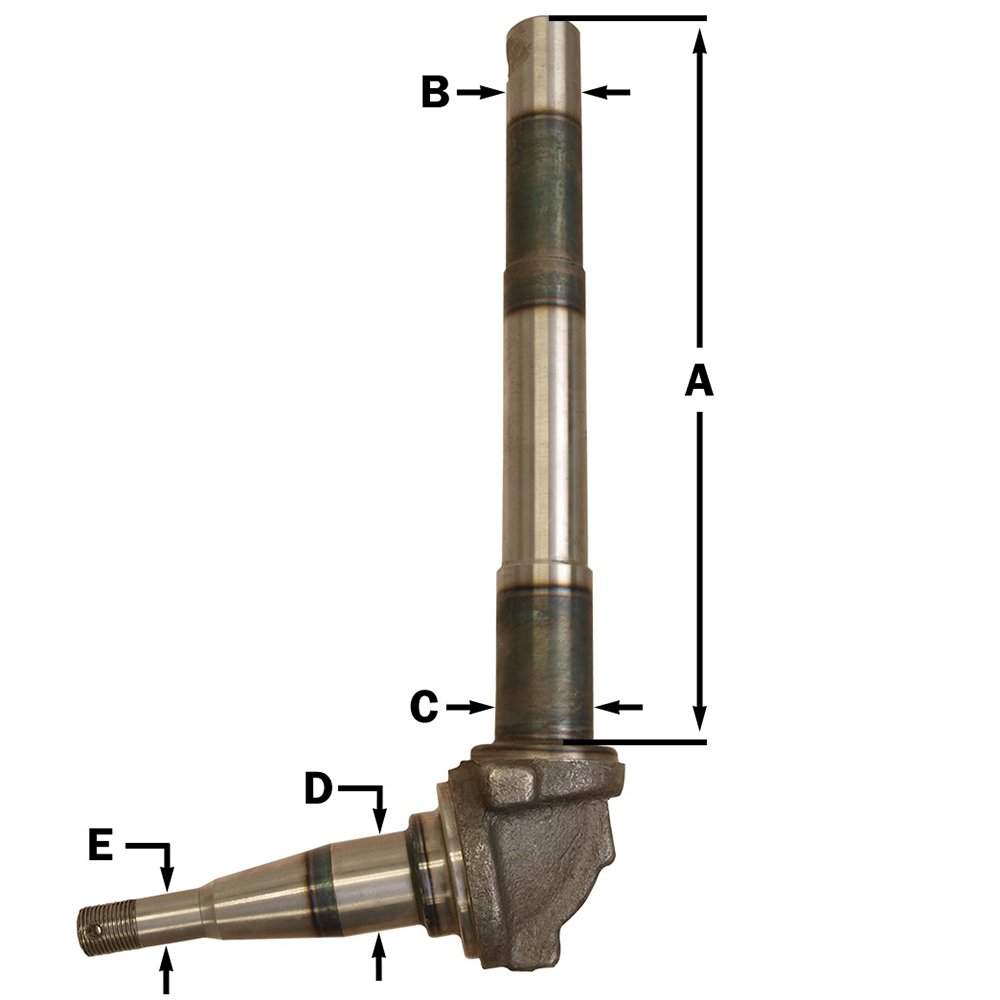 RAParts FAX-F-763106-Z Left Hand Spindle E0NN3106AA - Heavy Duty Replacement for Ford Trucks & SUVs - Perfect for Off-Roading & Towing