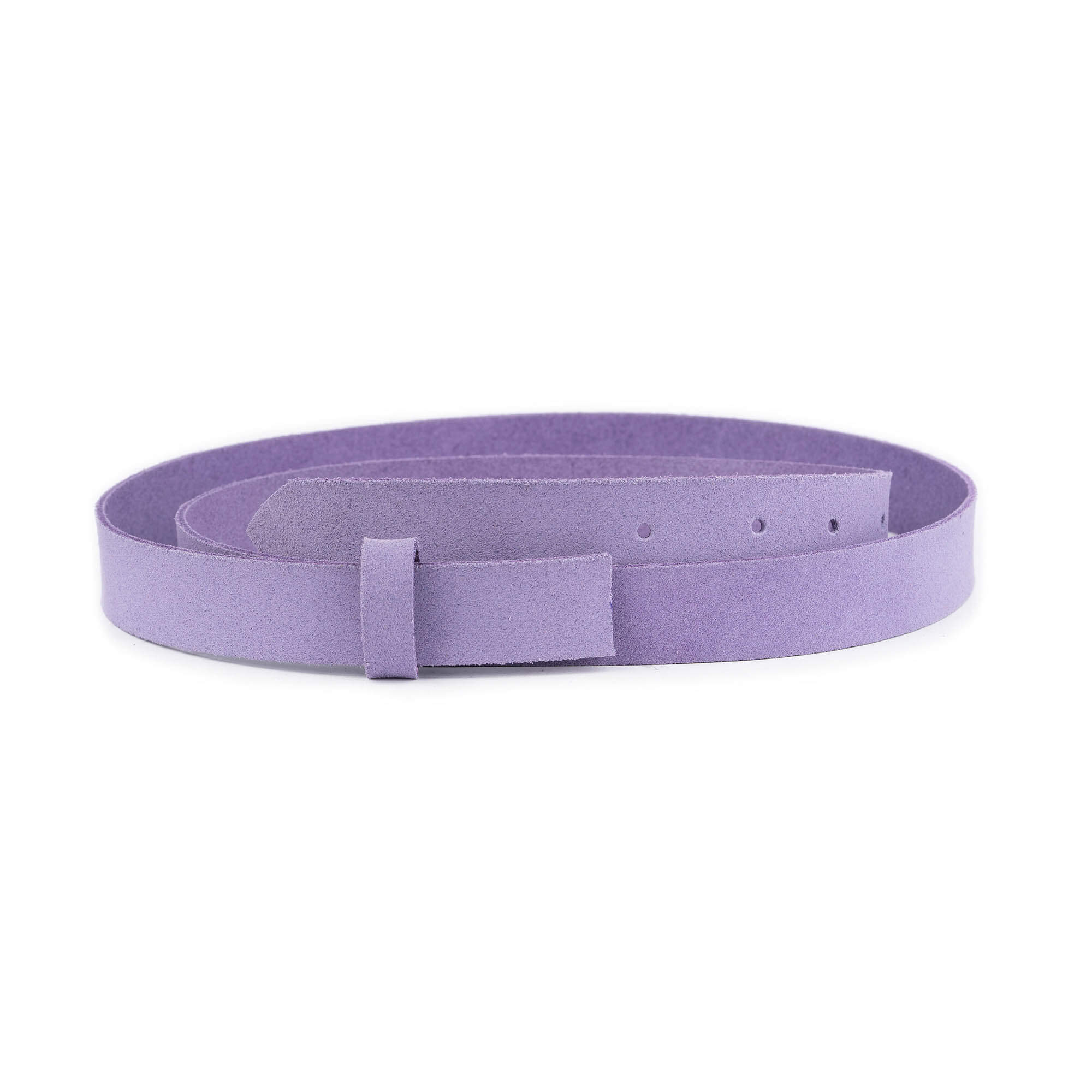 Dunhill Buckle Replacement - 2.5cm Wide Lilac Suede Belt Strap for Men & Women | Perfect for Dress Pants, Jeans & Formal Attire