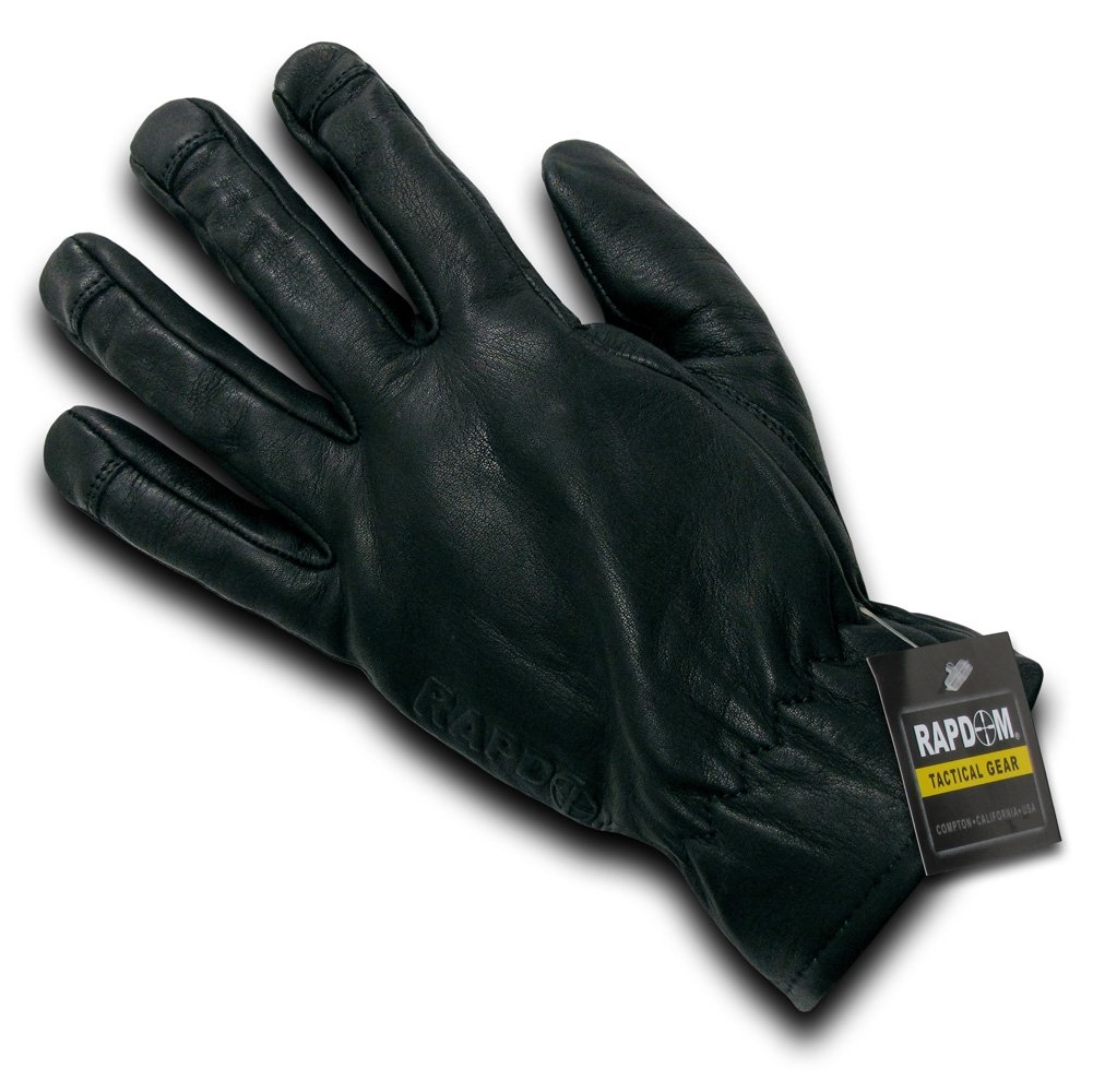 RAPDOM Tactical Leather Shooting Gloves for Men & Women - Durable, Non-Slip, Touchscreen Compatible - Perfect for Hunting, Airsoft, Paintball & Outdoor Activities