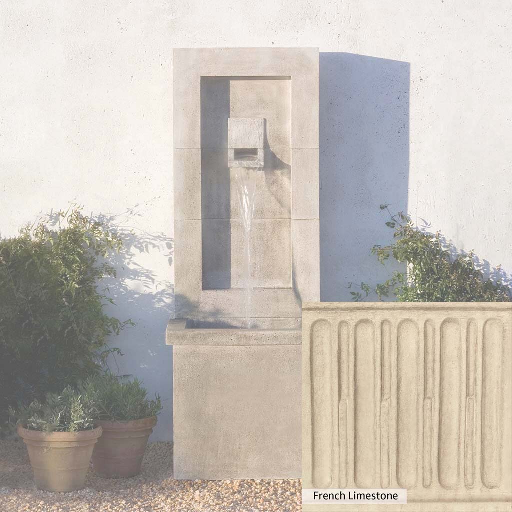 Campania International Moderne Outdoor Fountain - Elegant Garden Water Feature for Patio, Yard & Landscape Decor