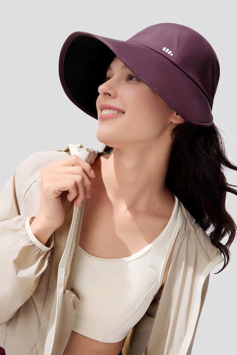 Women's UPF100+ Duckbill Sun Hat with Side Shield - BM715 - Perfect for Beach, Hiking & Outdoor Activities