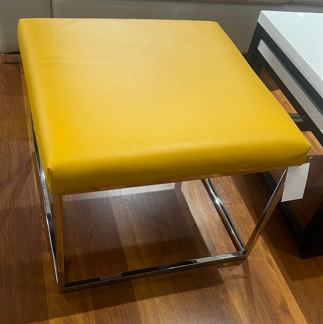 Premium Harlem Leather Ottoman - Soft & Durable Footrest, Storage Bench for Living Room, Bedroom, or Office - Stylish Home Decor & Comfortable Seating Solution