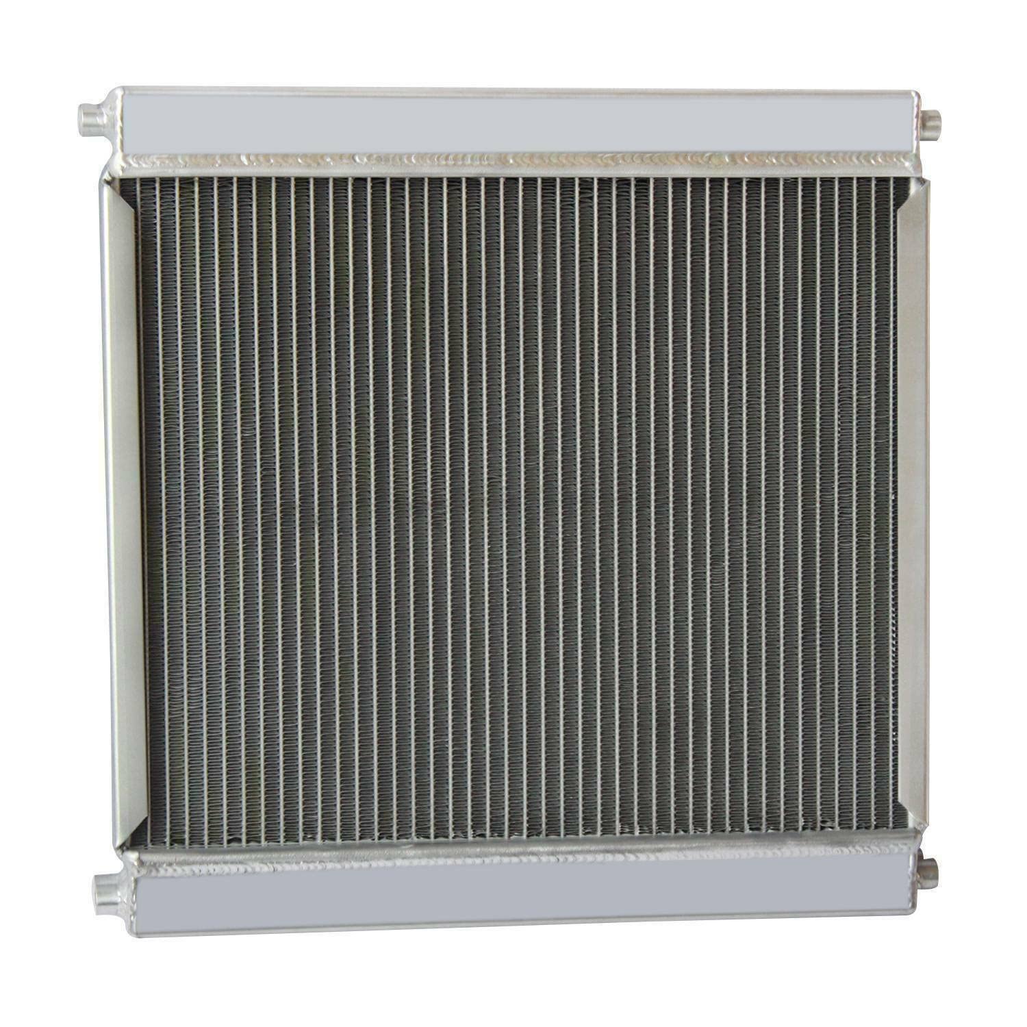 High-Performance 3-Row Aluminum Radiator Kit for Dragster & Roadster - Includes Fan Shroud & Thermostat | Perfect for Racing, Hot Rods & Custom Builds