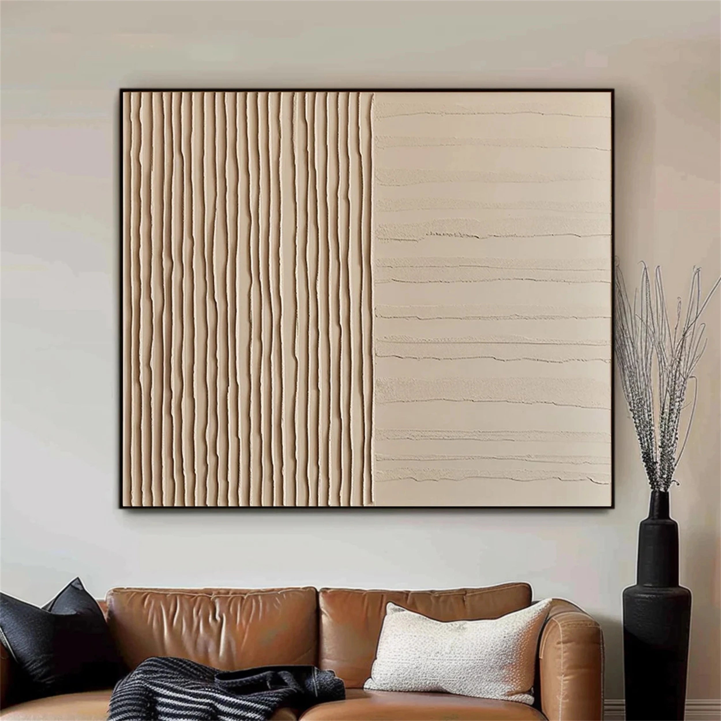 Abstract Tranquility Wall Art #WS113 - Modern Canvas Painting for Home & Office Decor - Perfect for Living Room, Bedroom, and Workspace