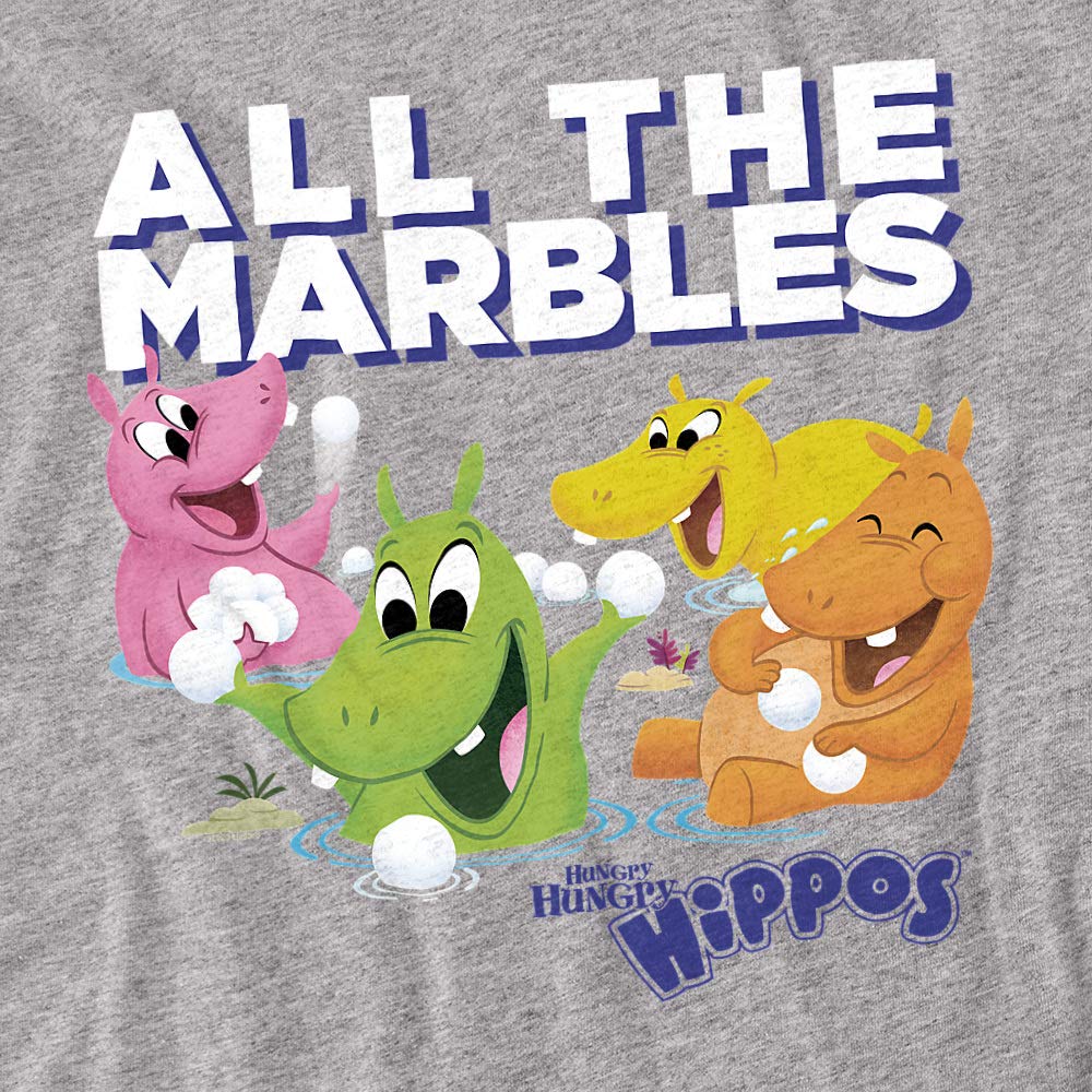 Hungry Hungry Hippos All The Marbles Unisex T-Shirt for Men & Women - Fun Retro Board Game Inspired Apparel for Casual Wear & Gamer Enthusiasts