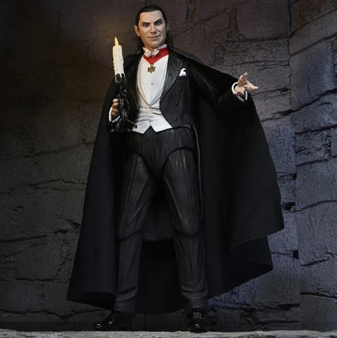 Universal Monsters Ultimate Dracula (Transylvania) Action Figure - Collectible Horror Movie Character for Halloween Decor & Display
