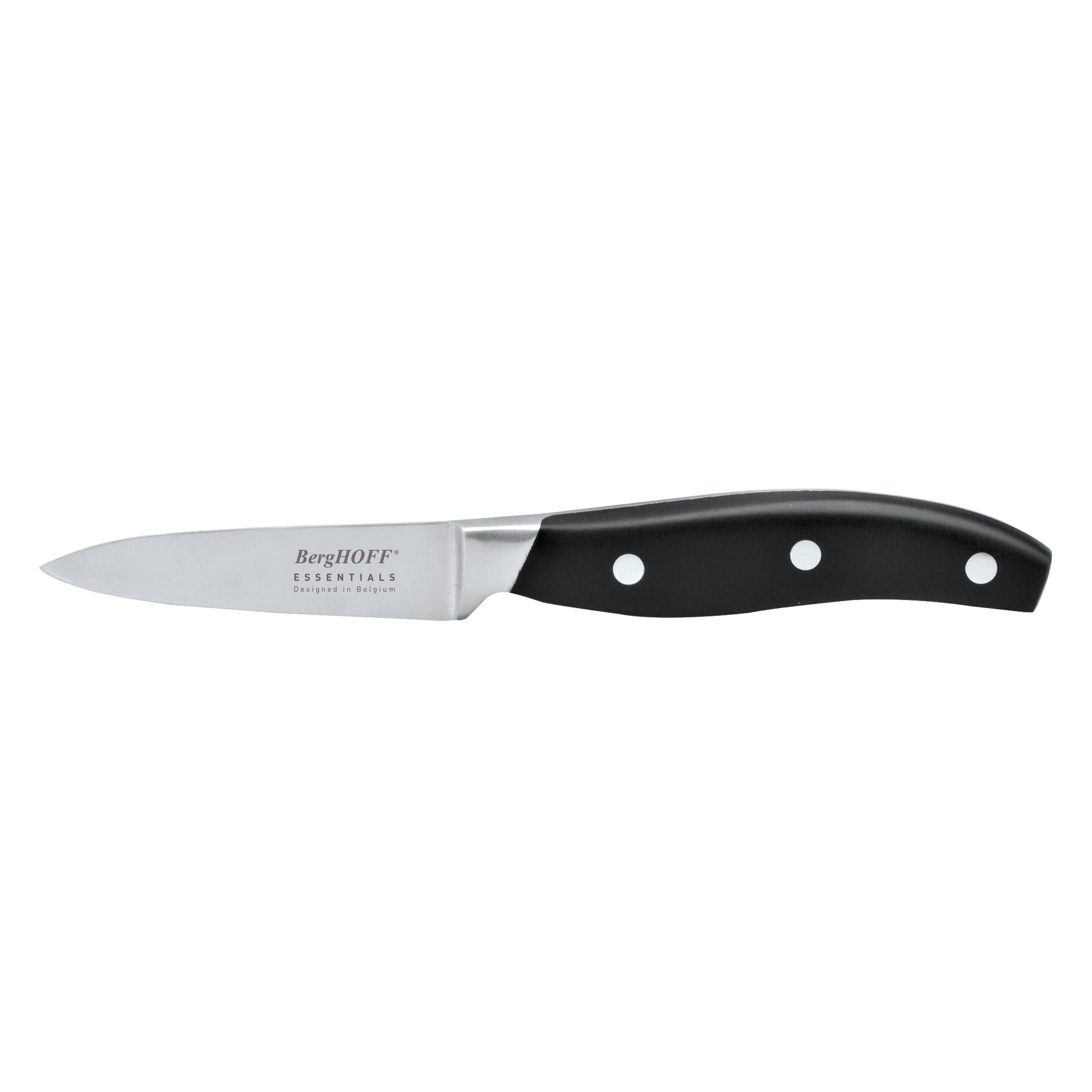 BergHOFF Forged 9-Piece Stainless Steel Knife Block Set with 3-in-1 Sharpener - Premium Kitchen Cutlery for Cooking, Slicing & Food Prep - Perfect for Home Chefs & Culinary Enthusiasts