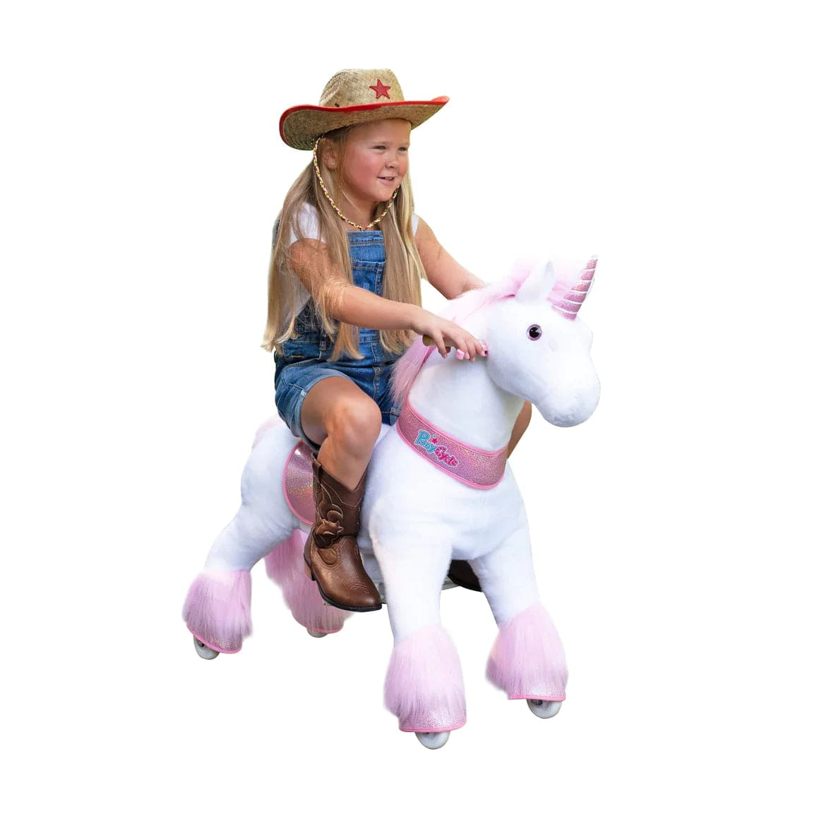 Ponycycle Ride On Toy for Kids Ages 3-5 | Interactive Rocking Horse with Wheels | Perfect for Indoor & Outdoor Play, Birthday Gifts, and Preschool Learning Activities