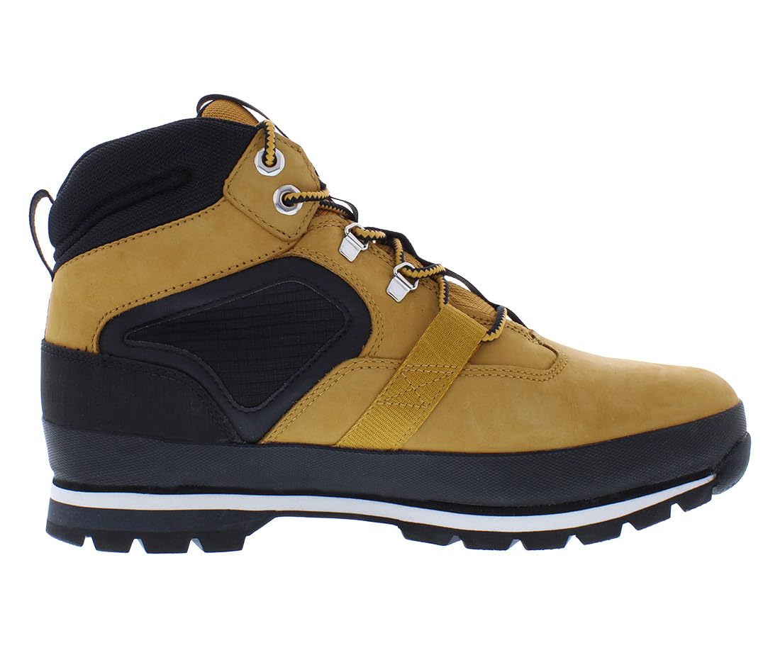 Timberland Men's Euro Hiker Boot - Waterproof Hiking Shoes for Men, Durable Leather Outdoor Boots with Anti-Slip Sole - Perfect for Trekking, Camping & Mountain Adventures
