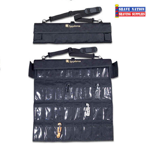 Spyderco Razor Knife Holder with 30 Pockets - Premium Knife Storage Organizer for Home, Office, and Workshop Use