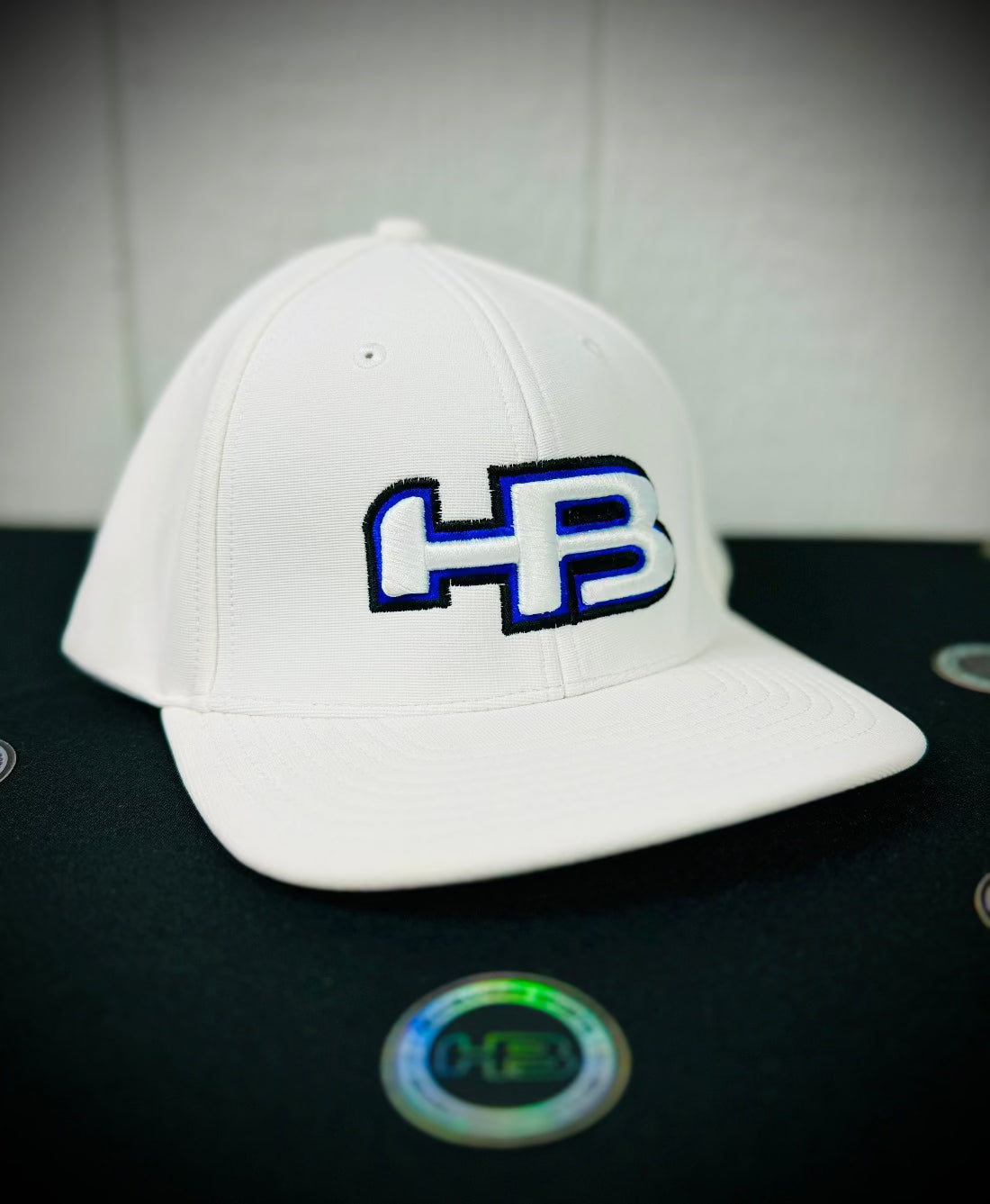 HB Sports Exclusive Pacific 498F Performance Flexfit Hat - Adjustable Baseball Cap for Men & Women - Perfect for Running, Golf, and Outdoor Activities