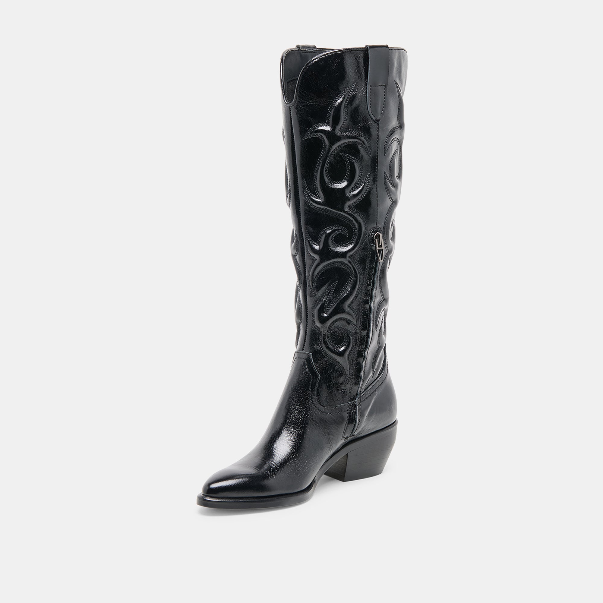 MIRLA Black Leather Boots for Women - Stylish & Comfortable Ankle Boots for Fall, Winter & Everyday Wear