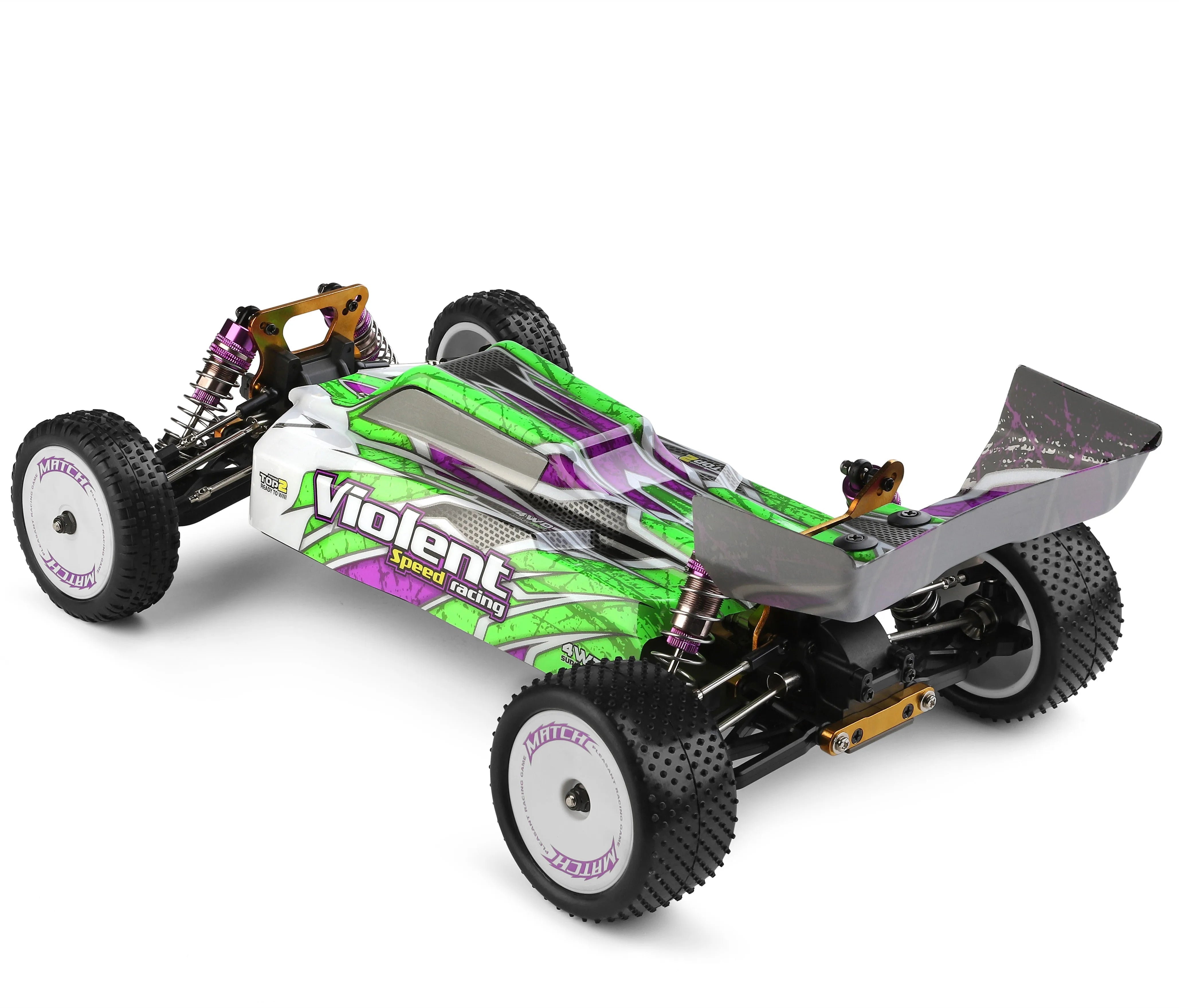 WLtoys XK 104002 1/10 Scale 2.4GHz 4WD Brushless RC Truck - 60km/h High Speed Remote Control Car for Off-Road Climbing & Racing | Perfect for Outdoor Adventures, Backyard Driving & RC Enthusiasts