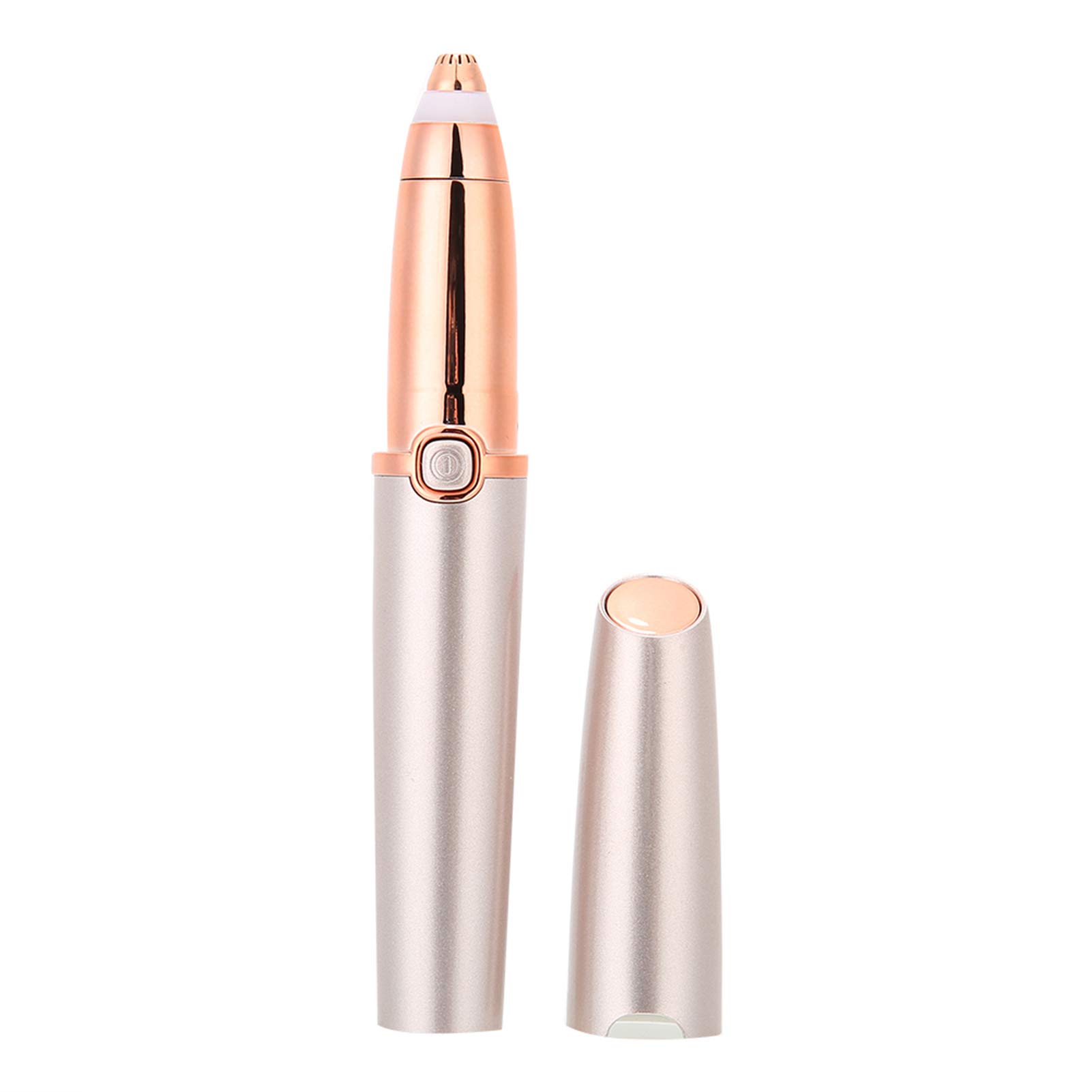 Eyebrow & Facial Hair Trimmer for Women - USB Rechargeable Portable Eyebrow Shaver - Painless Facial Hair Remover for Eyebrows, Upper Lip & Peach Fuzz - Perfect for Travel, Home & On-the-Go Grooming