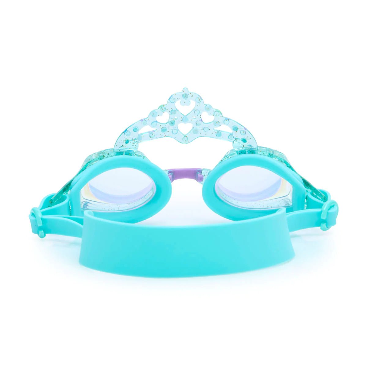 Princess Periwinkle Crown Goggles - Elegant & Stylish Swim Goggles for Women - Perfect for Swimming, Snorkeling, and Pool Parties