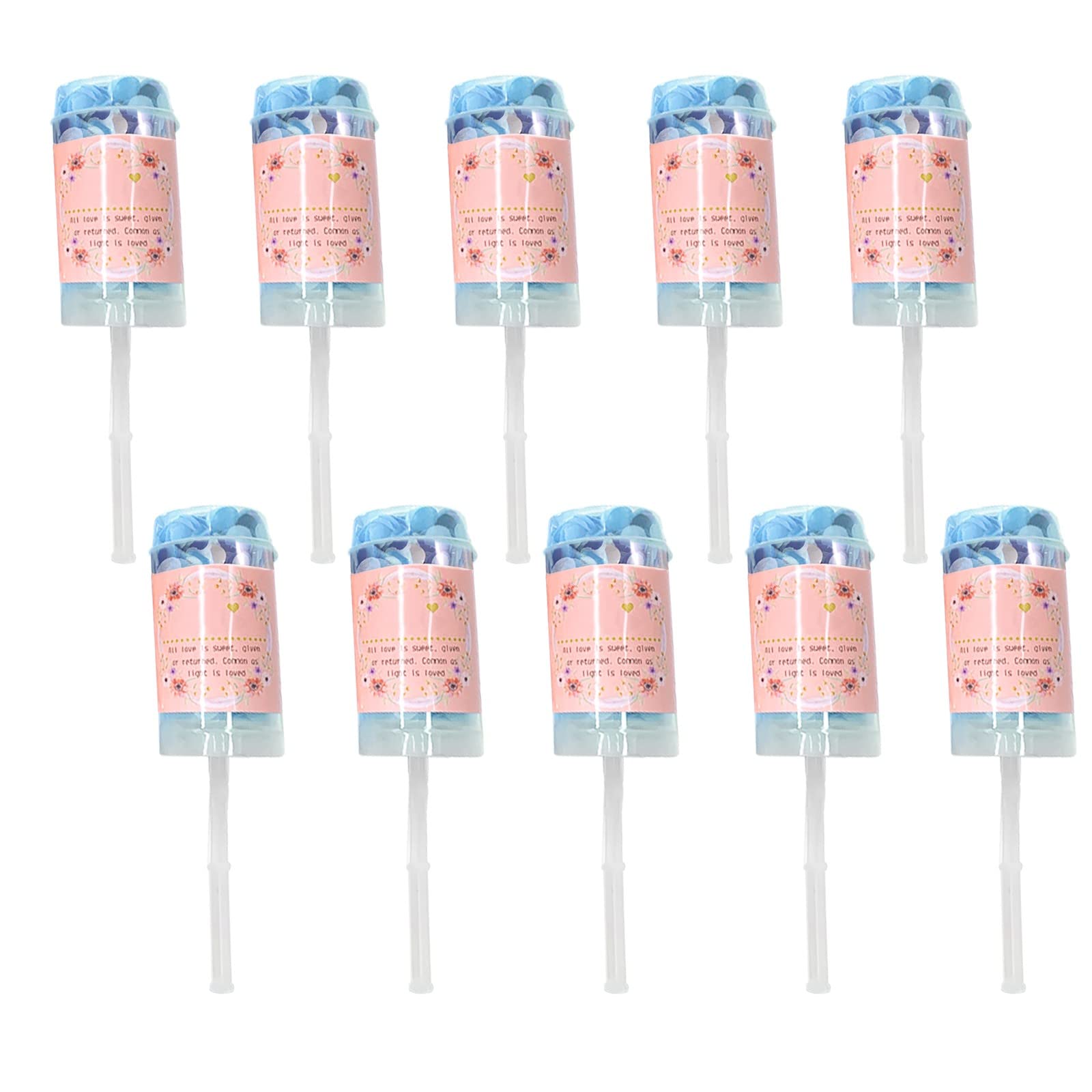 FABFEGU 10-Pack Colorful Event Wristbands for Weddings, Graduations, Birthday Parties - Bulk Party Favors & Decorations for Girls' 10th Birthday Celebrations, School Events & Festive Occasions
