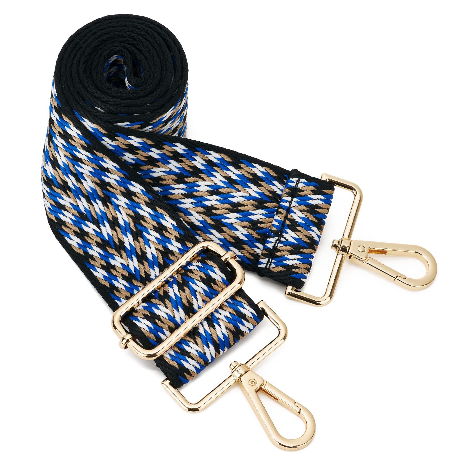 Adjustable Wide Shoulder Strap Replacement Belt for Crossbody Canvas Handbag - Perfect for Travel, Shopping & Everyday Use