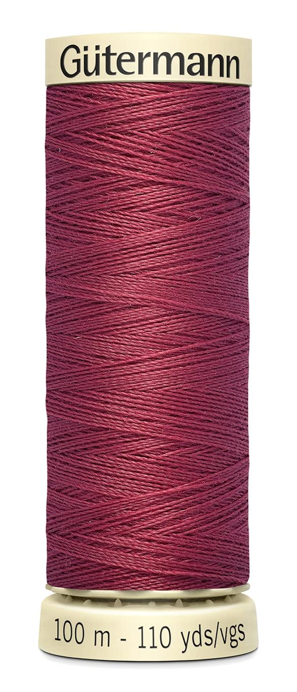 Gutermann Sew-All Thread 110 Yards Rose Color - Premium Polyester Sewing Thread for Quilting, Embroidery & Garment Repair (Ideal for Home Sewing & Craft Projects)