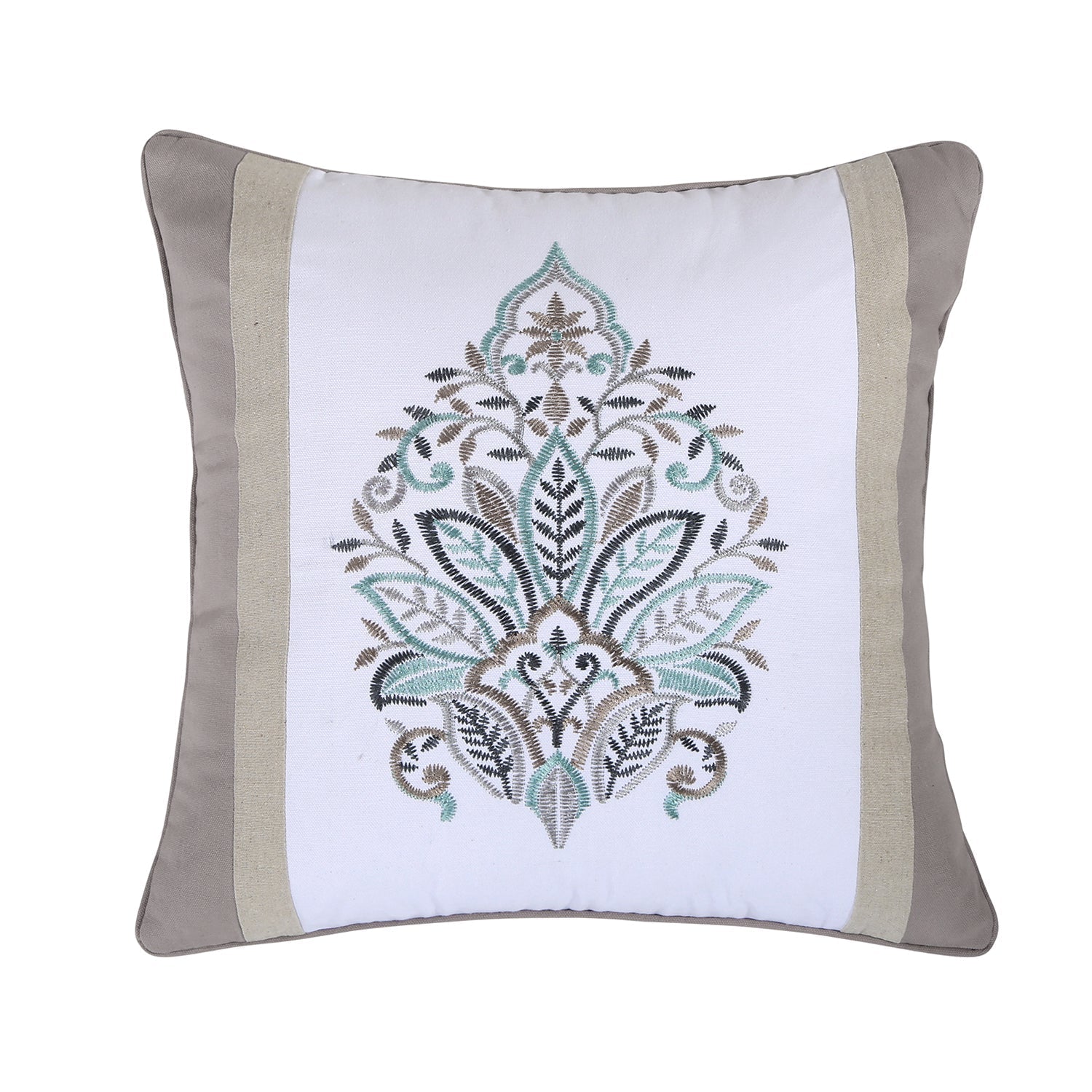 Rome Pieced Pillow - Elegant Decorative Throw Pillow for Sofa, Bed & Couch - Perfect for Living Room, Bedroom & Home Decor