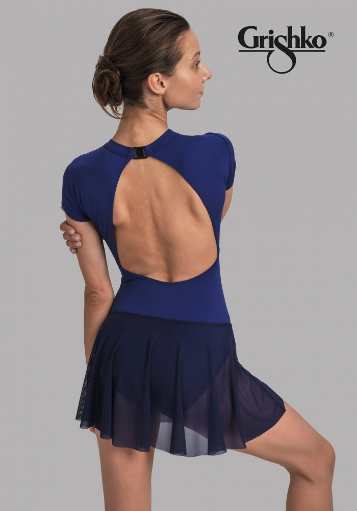 Grishko DA2004MP Earie Cap Sleeve Leotard for Ballet, Dance & Gymnastics - Comfortable Stretch Fabric for Performance & Practice