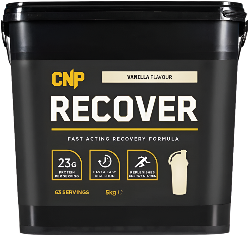 CNP Pro Recover Vanilla 5kg - Premium Post Workout Recovery Powder with High Protein & Carbs for Muscle Growth & Recovery | Ideal for Athletes & Gym Enthusiasts