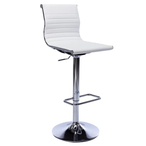 White; Chrome Base