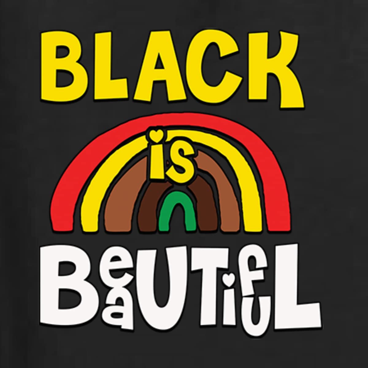 Wild Bobby Black is Beautiful Black Pride Men's Graphic Tank Top - Stylish & Comfortable Sleeveless Shirt for Casual Wear, Street Fashion & Pride Events