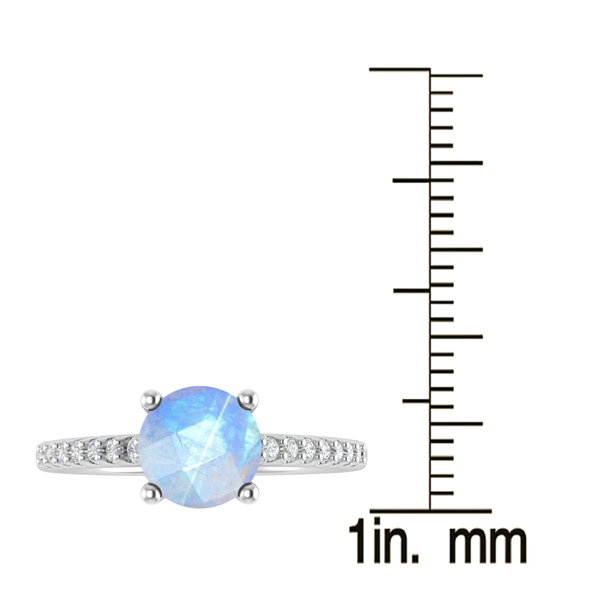 Exquisite Sterling Silver Engagement Ring for Women - Elegant Wedding & Proposal Jewelry Gift