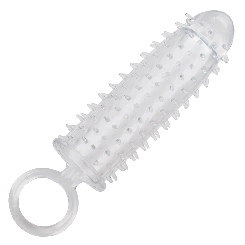 3 Piece Cock Ring & Textured Penis Extension Sleeve Set for Enhanced Pleasure - Couples Sex Toys for Men, Stretching Sleeves for Intimate Play & Sensual Massage