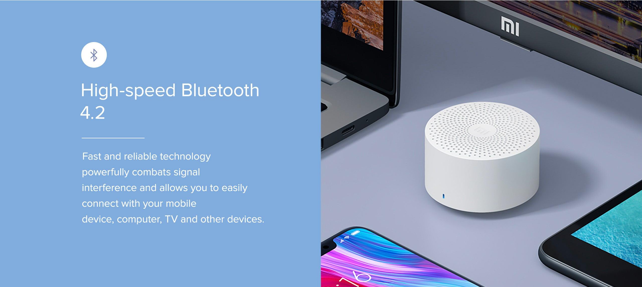 Xiaomi Mi Compact Bluetooth Speaker 2 - Portable Wireless Speaker with HD Sound, 10H Playtime, IPX5 Waterproof - Perfect for Travel, Outdoor Adventures & Home Use