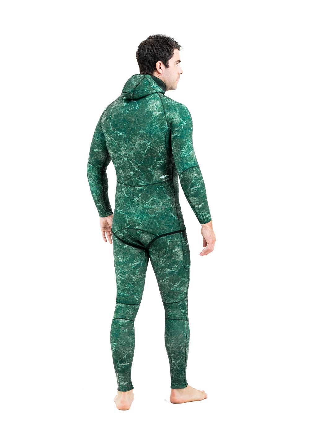 Premium 7.0mm Adreno Abrolhos Men's Two-Piece Open Cell Wetsuit for Scuba Diving & Cold Water Surfing - High-Performance Thermal Protection for Professional Divers