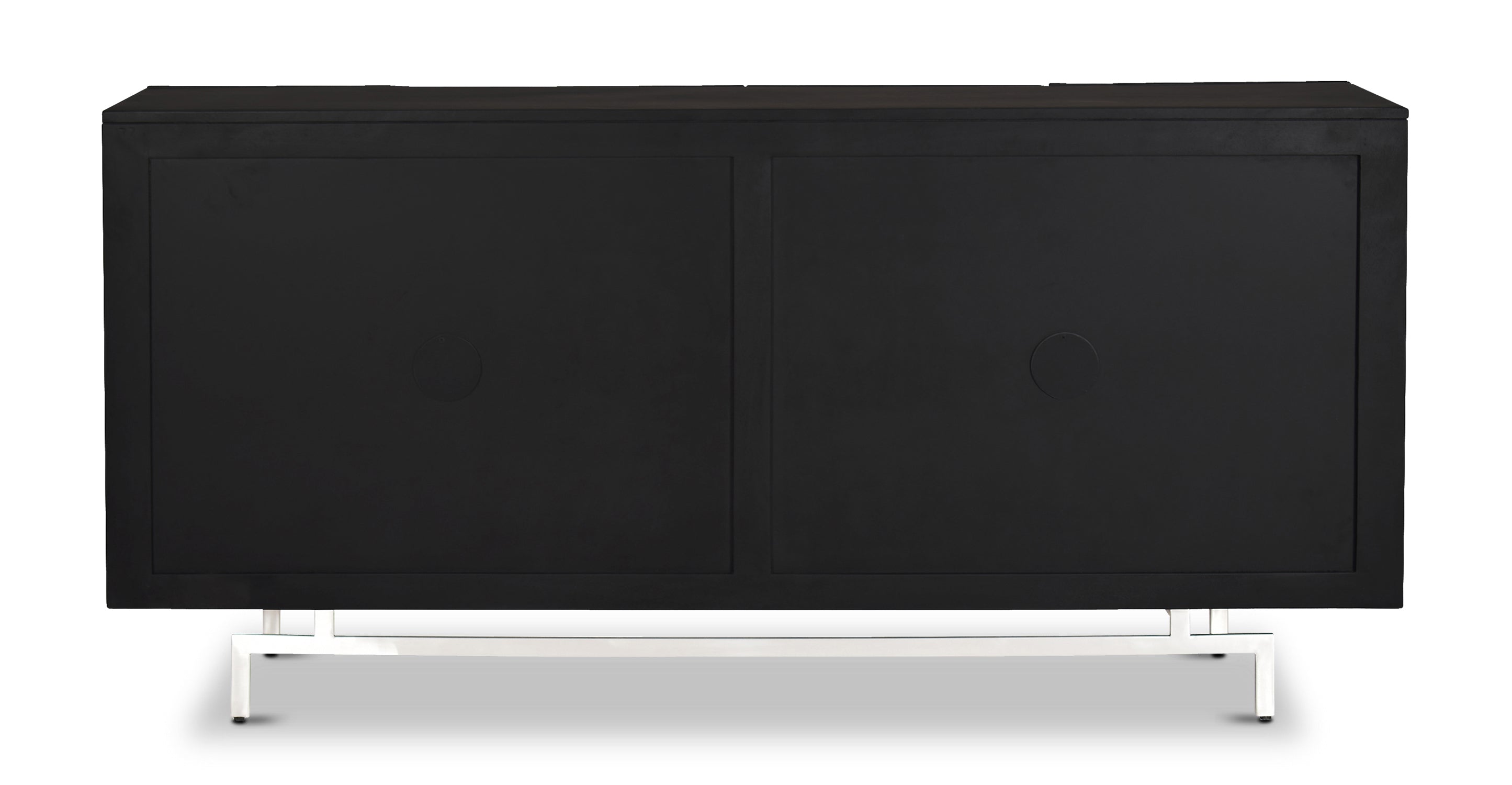 Modern Geo Sideboard - Mid-Century Style Buffet Cabinet with Storage for Dining Room & Living Room - Perfect for Home Decor & Organization
