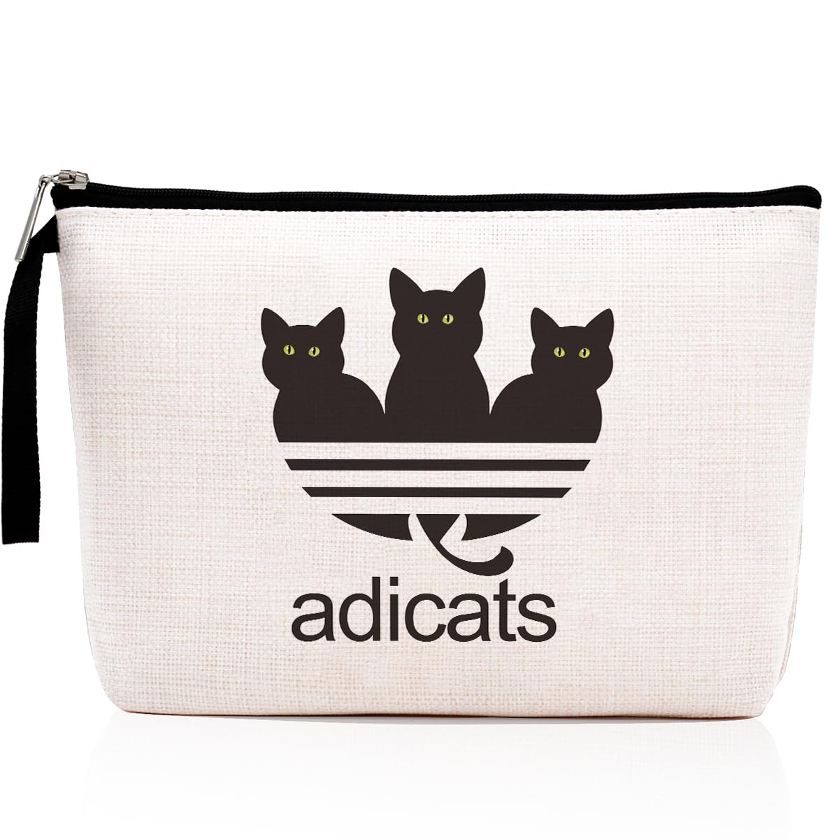 Cat Mom Gifts: Cute Kitty Makeup Bag - Cat Themed Cosmetic Pouch - Funny Travel Organizer - Perfect for Graduation, Birthday & Daily Use