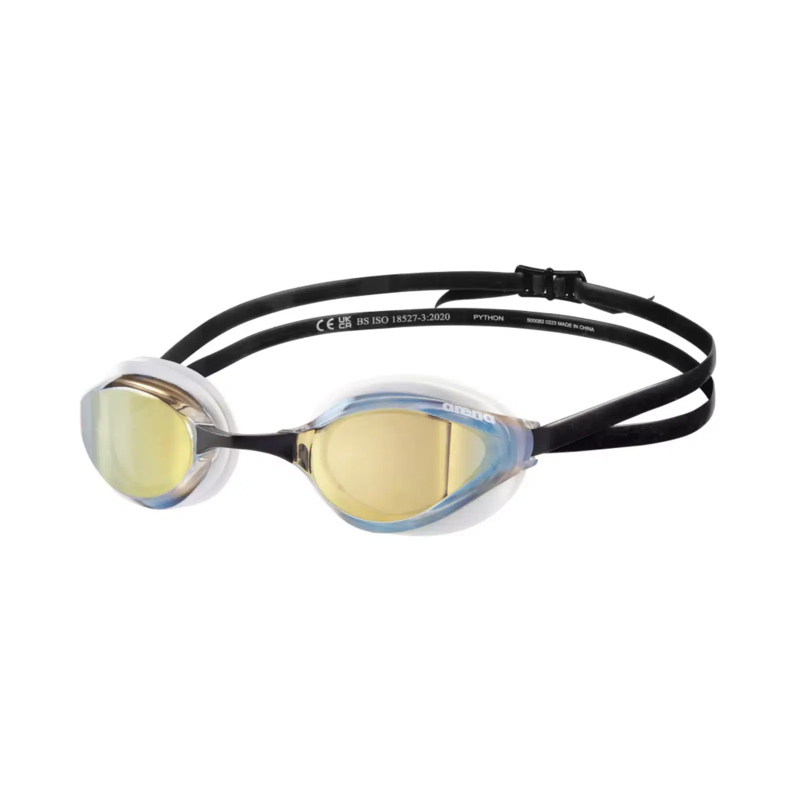 Arena Python Mirror Swimming Goggles - Anti-Fog & UV Protection for Competitive Swimming, Training & Outdoor Water Sports