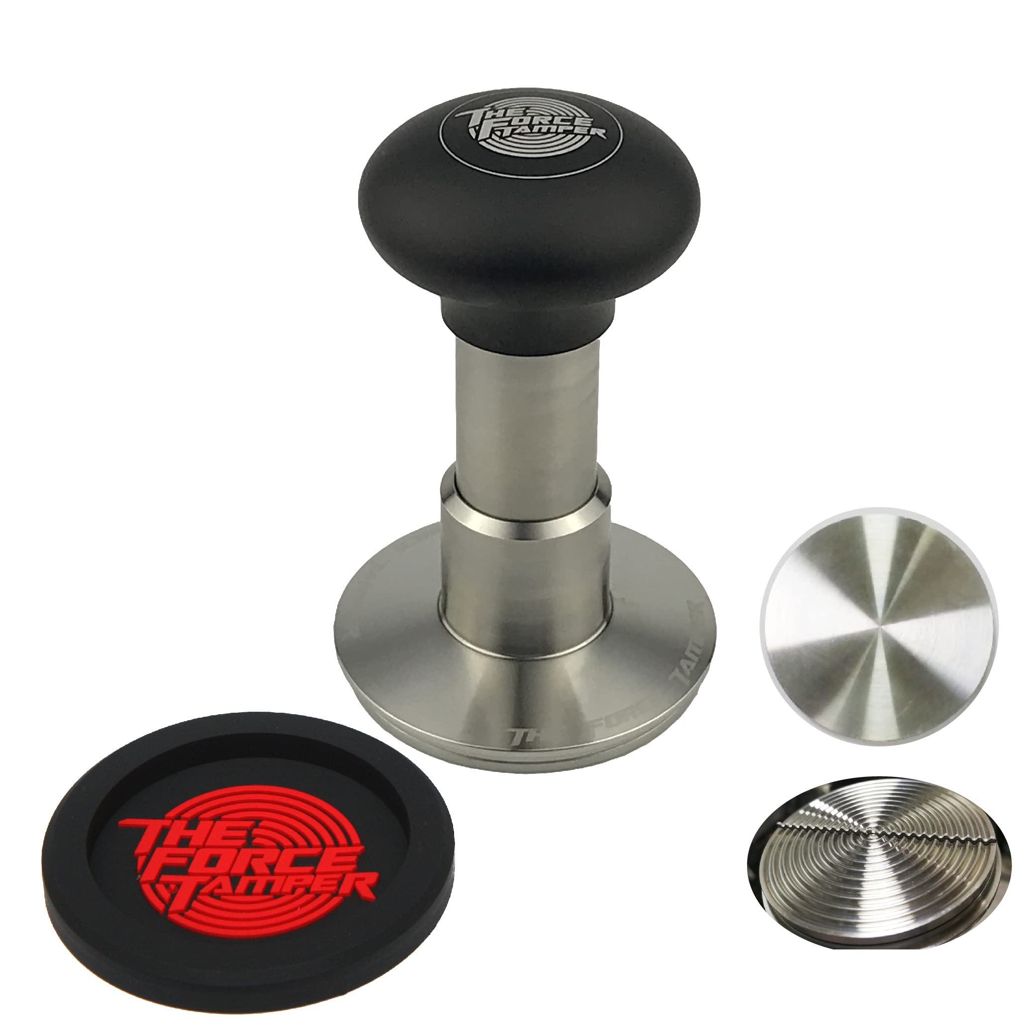 Automatic Coffee Tamper with Adjustable Pressure & Auto-Leveling - 58.50mm Ripple Base for Espresso Machine (Jelly Color) - Perfect for Baristas & Home Coffee Brewing