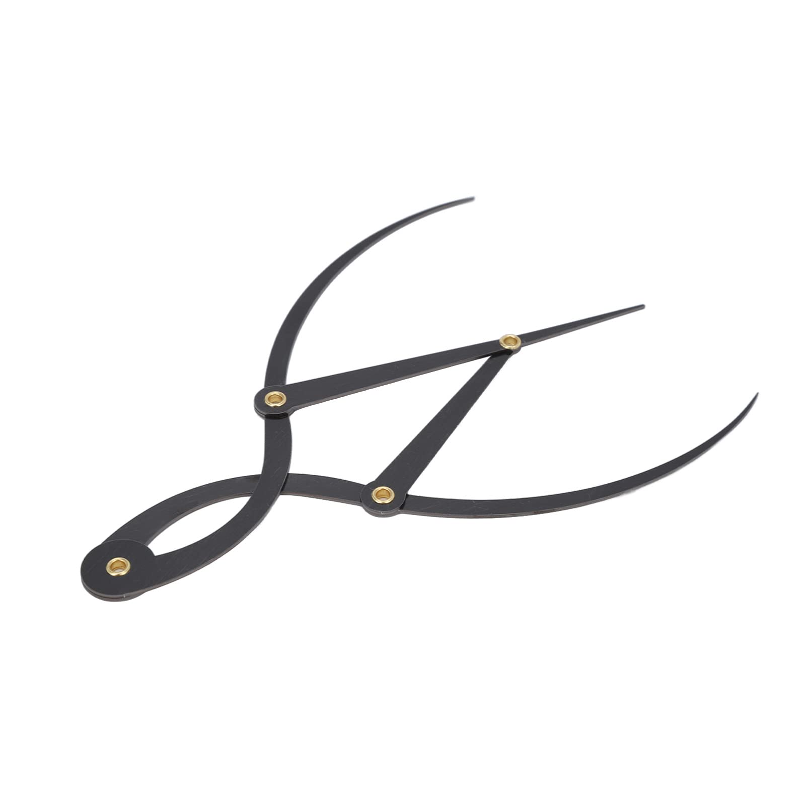 EXCLUZO Professional Tattoo Eyebrow Ruler & Brow Caliper - High Precision Reusable Measuring Tool for Permanent Makeup Artists (Black) | Perfect for Eyebrow Shaping, Microblading & Cosmetic Tattooing