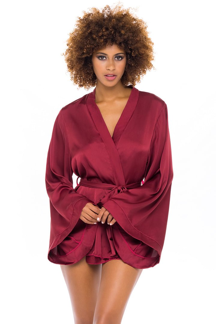 Mirielle Shortie Robe - Soft & Comfortable Women's Loungewear for Home, Spa & Bridal Shower | Plus Size Sleepwear & Casual Cover Up