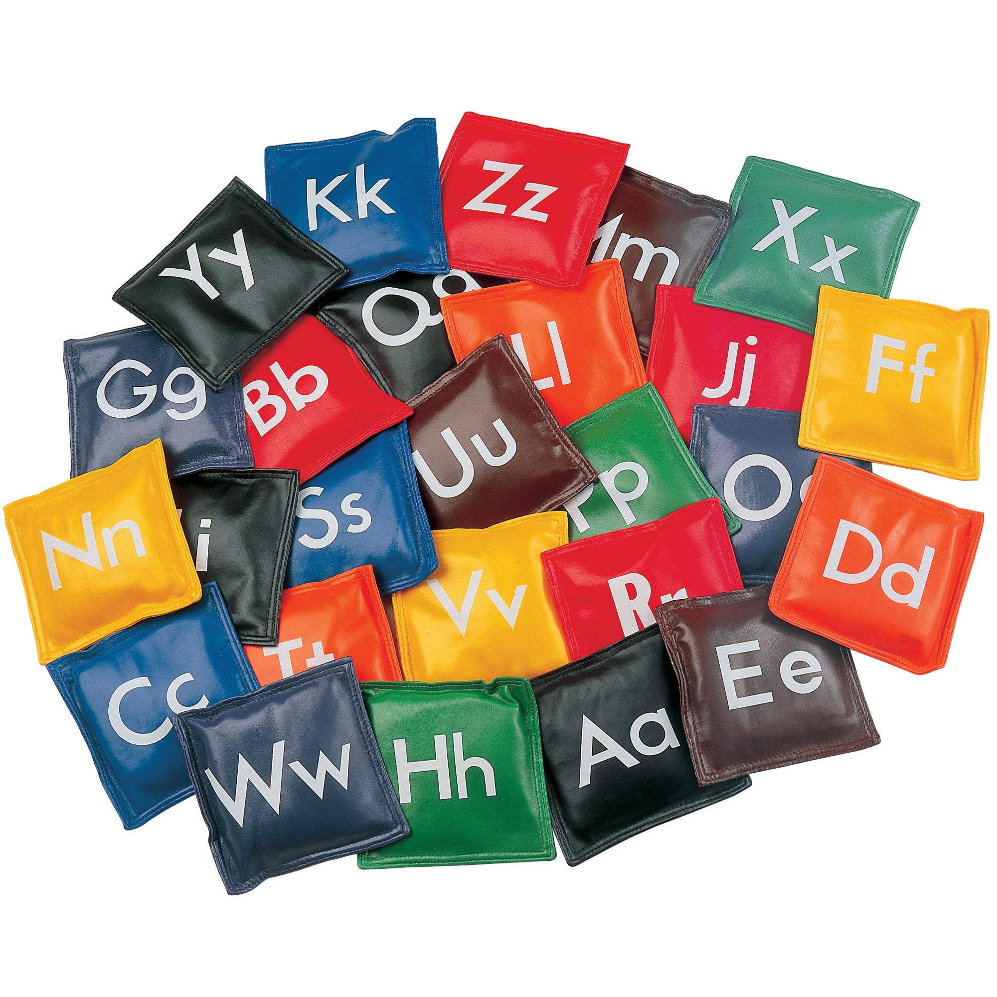 Champion Sports Alphabet Bean Bags - 26-Piece Colorful Educational Toy Set for Kids Learning Letters, Perfect for Classroom & Outdoor Play Activities